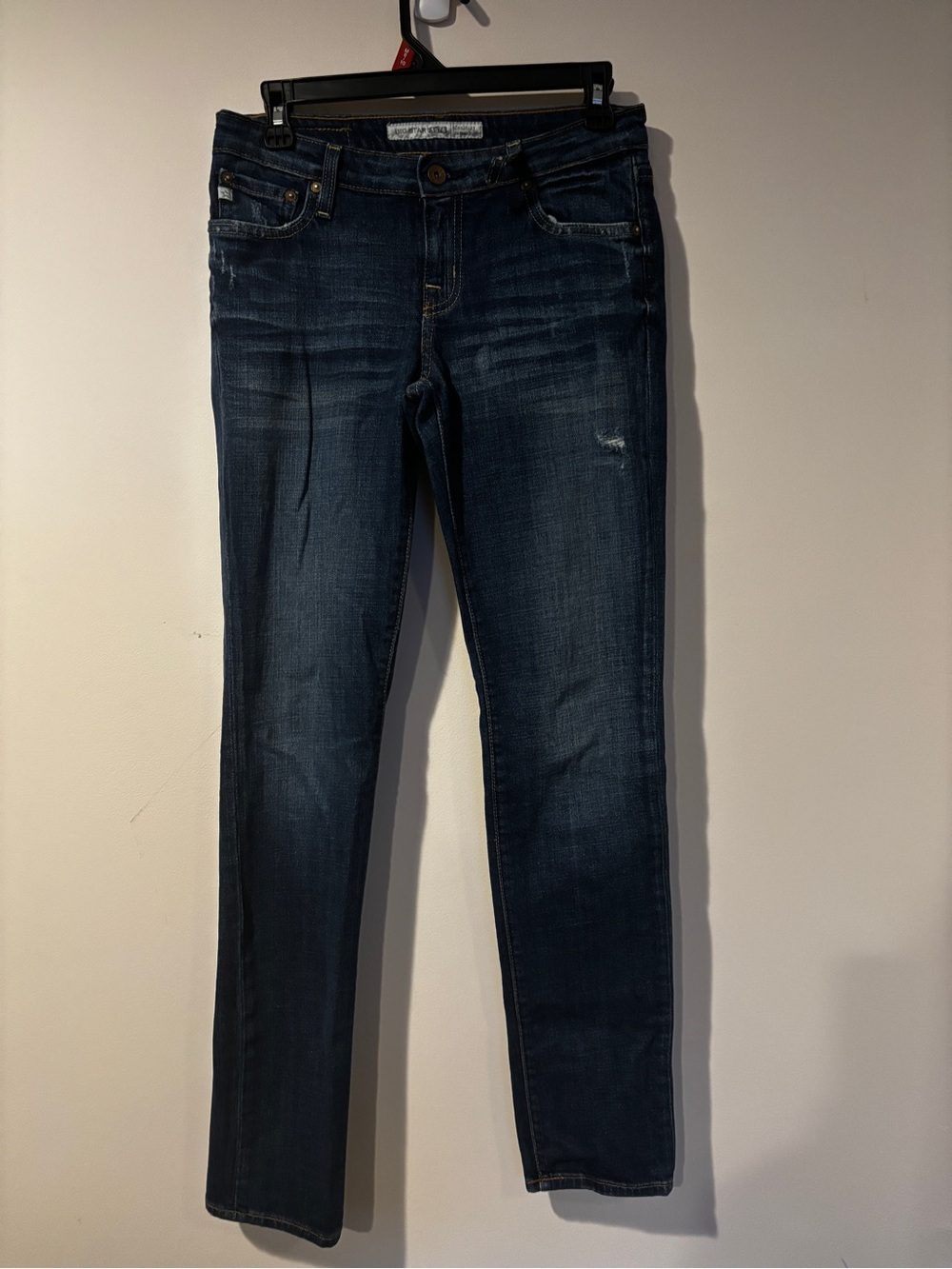 Big Star JEALOUSY Women's Dark Blue Slim Straight Jeans SIZE 28